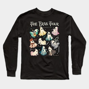 The Eras Tour My Horror Eras Funny Ghost Halloween Long Sleeve T-Shirt